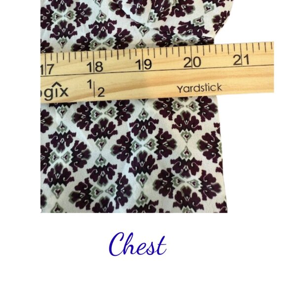 LOFT Women’s Printed Long Sleeve Blouse Medium NWT - Picture 6 of 8